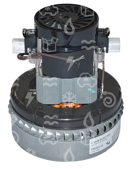 motor vysavače 1100 W/230 V, AMETEK LAMB 116110-11, D=144mm, H=169mm)